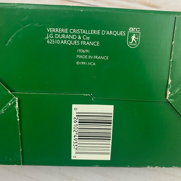 2 Cristal d' Arques France Ancona Crystal Glass Votive Taper Candle Holders Box - Picture 9 of 9